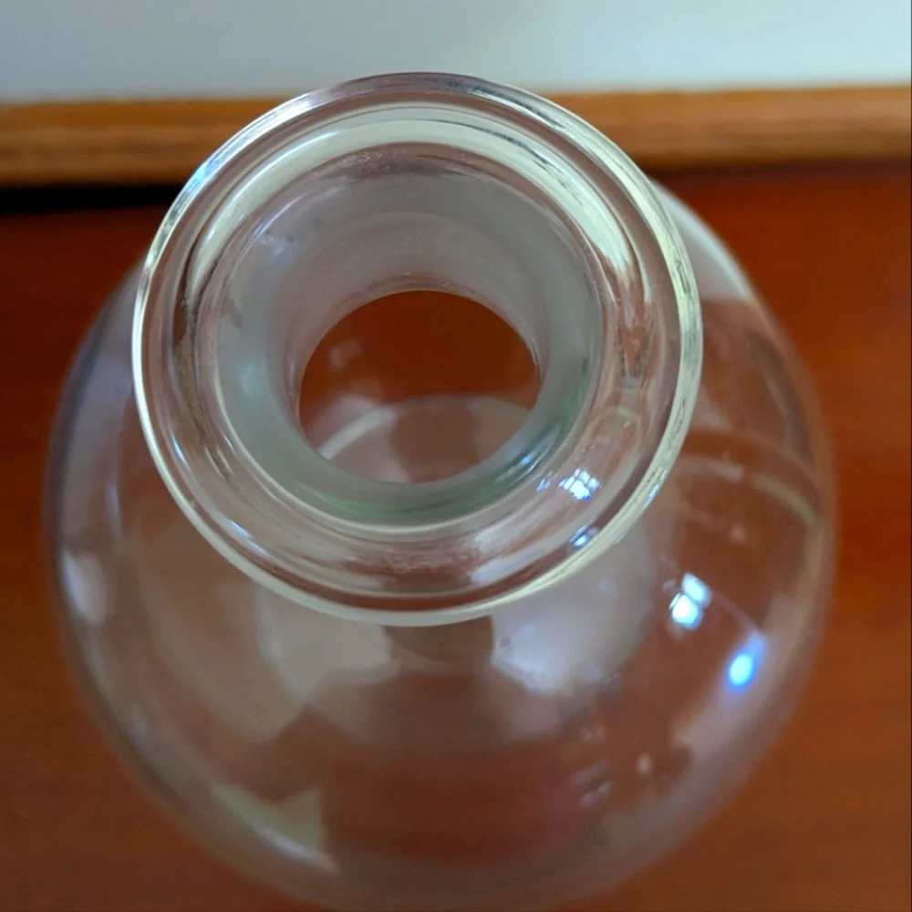 Williams Sonoma Decanter Glass Liquor Bottle